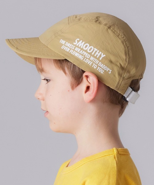 Smoothy（スムージー）の「Smoothy Nylon Camp Cap / スムージー ナイロンキャンプキャップ（キャップ・キッズ・ベージュ/ネイビー/サックスブルー/ピンク/ブルー/ブラック/カーキ・FREE）」の3枚目の写真