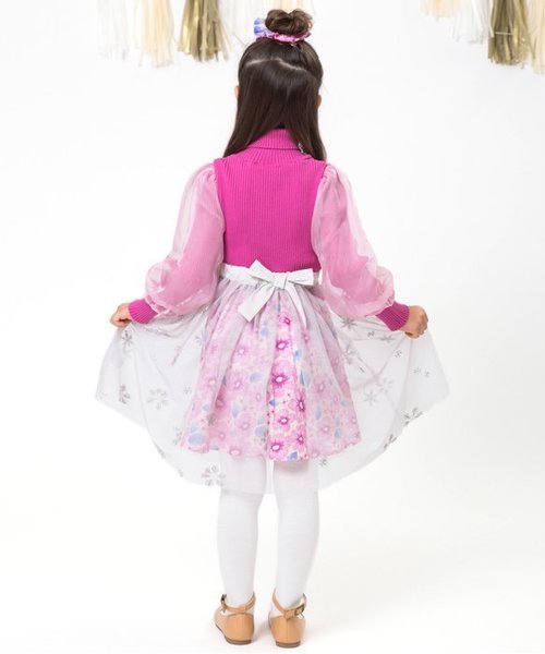 apres les cours(アプレレクール)の「Dreamyワンピース(ワンピース・キッズ・ピンク/グレー・90/110/130/80/120/100)」の4枚目の写真