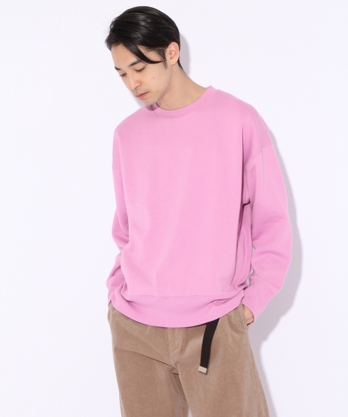 niko and...（ニコアンド）の「NカラーBIGプルオーバースウェット【niko and ...】（スウェット・メンズ・ライトグリーン/ライトブルー/オフホワイト/パープル・MEDIUM/LARGE）」の4枚目の写真