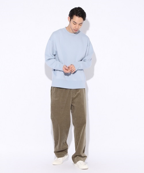 niko and...（ニコアンド）の「NカラーBIGプルオーバースウェット【niko and ...】（スウェット・メンズ・ライトグリーン/ライトブルー/オフホワイト/パープル・MEDIUM/LARGE）」の12枚目の写真