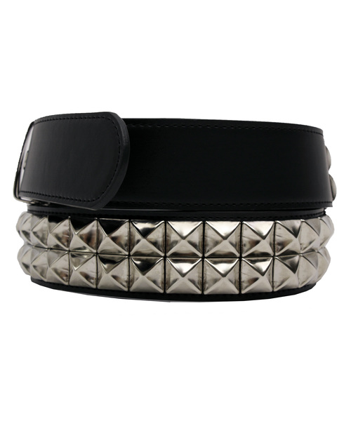 ８(eight)（エイト）の「２連 スタッズベルト PUレザーベルト（ベルト・メンズ・ホワイト/ブラック・FREE）」の14枚目の写真