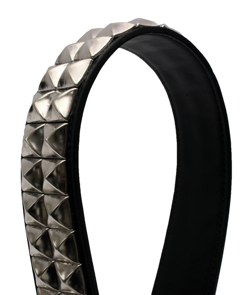 ８(eight)（エイト）の「２連 スタッズベルト PUレザーベルト（ベルト・メンズ・ホワイト/ブラック・FREE）」の3枚目の写真