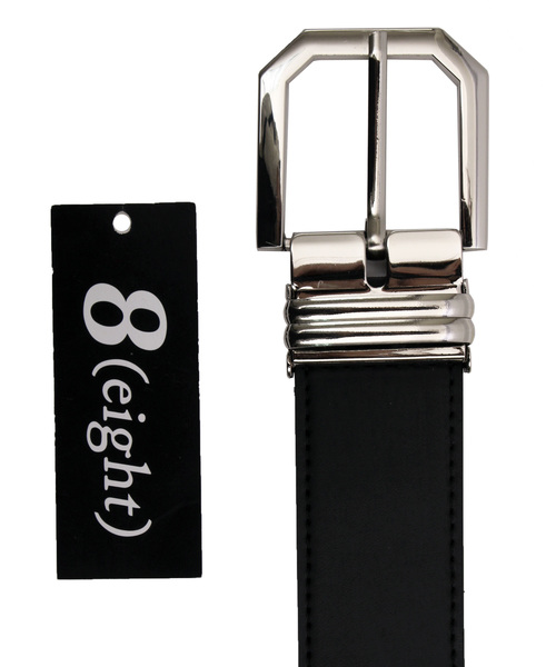 ８(eight)（エイト）の「２連 スタッズベルト PUレザーベルト（ベルト・メンズ・ホワイト/ブラック・FREE）」の11枚目の写真