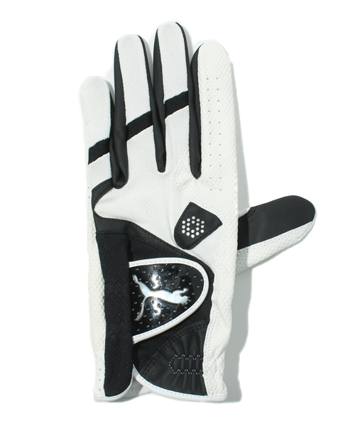 PUMA（プーマ）の「3D テックグローブ (UNISEX) - PUMA GOLF（手袋・メンズ・ブラック×ホワイト/ホワイト×レッド/ホワイト×ブラック・LARGE/MEDIUM/SMALL）」の3枚目の写真