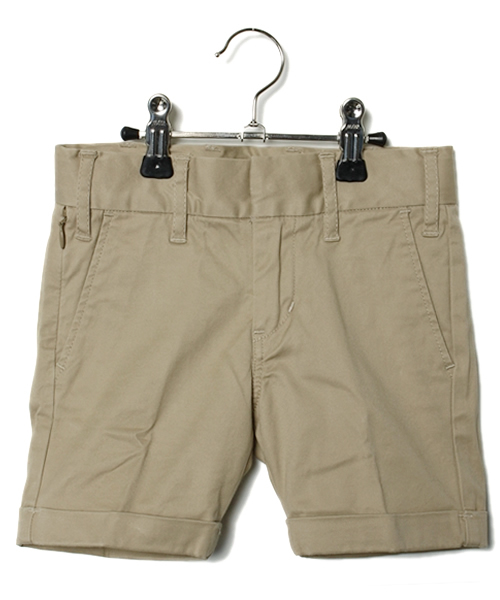 JOEY HYSTERIC(ジョーイヒステリック)の「ストレッチサージ ショートPT(その他パンツ・キッズ・ベージュ/ネイビー・X-SMALL/SMALL/MEDIUM)」の1枚目の写真