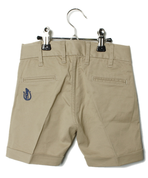 JOEY HYSTERIC(ジョーイヒステリック)の「ストレッチサージ ショートPT(その他パンツ・キッズ・ベージュ/ネイビー・X-SMALL/SMALL/MEDIUM)」の3枚目の写真