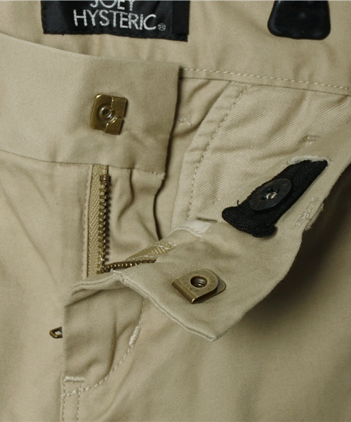 JOEY HYSTERIC(ジョーイヒステリック)の「ストレッチサージ ショートPT(その他パンツ・キッズ・ベージュ/ネイビー・X-SMALL/SMALL/MEDIUM)」の5枚目の写真