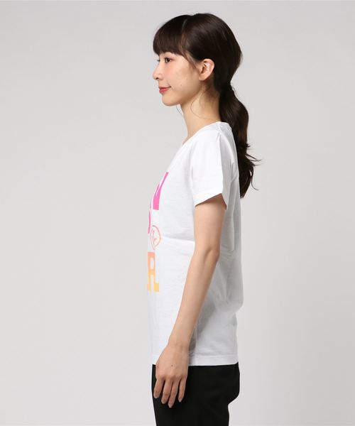 VONZIPPER（ボンジッパー）の「VONZIPPER レディース BOXED TEE Ｔシャツ（Tシャツ/カットソー・レディース・ブラック/ライトピンク/ホワイト・MEDIUM/LARGE）」の4枚目の写真