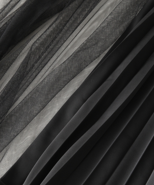 LOWRYS FARM（ローリーズファーム）の「３ＷＡＹチュールスカート　804551（スカート・レディース・オフホワイト/ブラック/ブラウン・FREE）」の13枚目の写真