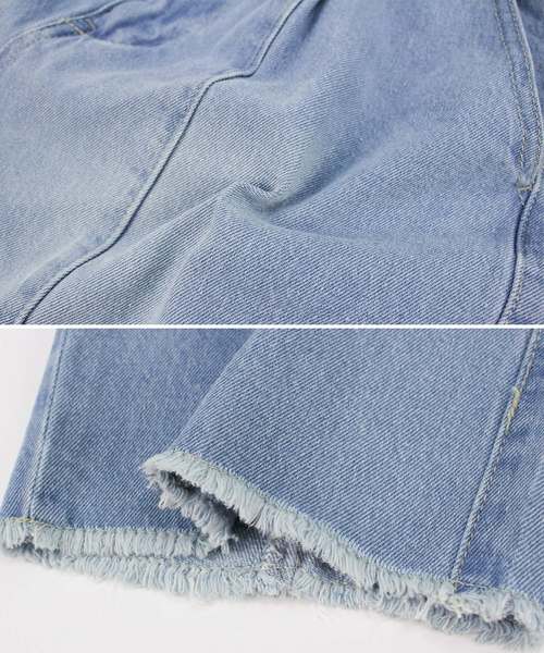 reca(レカ)の「センターライン 切り替えリメイク風 切りっぱなし ハイウエストデニム(デニムパンツ・レディース・ネイビー/ブルー系その他・M)」の20枚目の写真