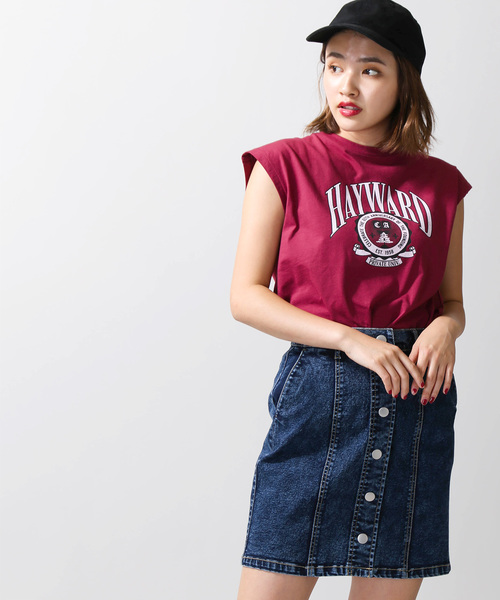 WEGO(ウィゴー)の「WEGO/前ボタンパネルタイトミニスカート(デニムスカート・レディース・インディゴブルー/ダークインディゴブルー/その他1/ブルー/ブラック・SMALL/MEDIUM/LARGE)」の3枚目の写真