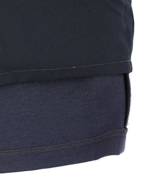 AMBIENT（アンビエント）の「Vネックスリムドレス（ワンピース・レディース・ネイビー/バーガンディー・1/2）」の11枚目の写真