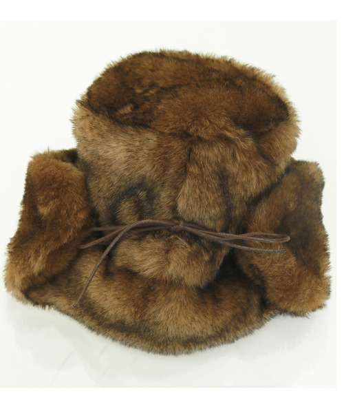 TODAYFUL（トゥデイフル）の「フライトファーキャップ（キャップ・レディース・ブラウン・FREE）」の2枚目の写真