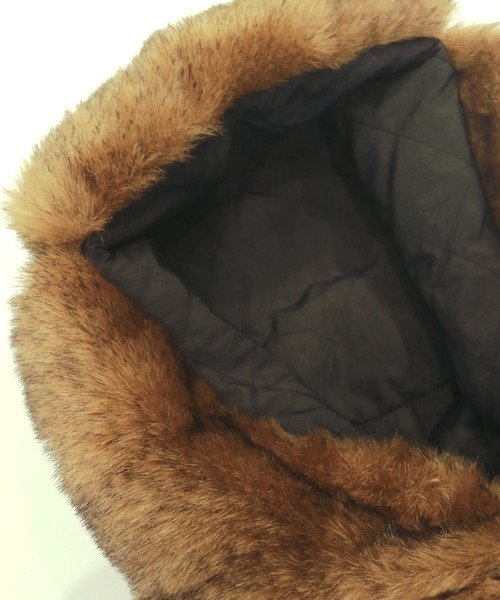 TODAYFUL（トゥデイフル）の「フライトファーキャップ（キャップ・レディース・ブラウン・FREE）」の4枚目の写真