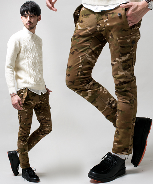 NANO universe（ナノユニバース）の「カモ柄9分丈ストレッチスキニー カーゴ（カーゴパンツ・メンズ・その他1/その他2/その他3/その他6・28/30/32）」の18枚目の写真