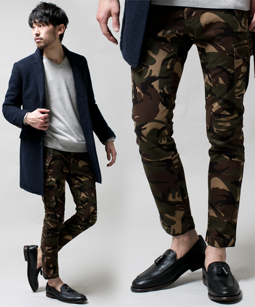 NANO universe（ナノユニバース）の「カモ柄9分丈ストレッチスキニー カーゴ（カーゴパンツ・メンズ・その他1/その他2/その他3/その他6・28/30/32）」の19枚目の写真