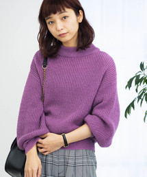 WEGO | WEGO/モヘアタッチ畦編ハイネックニット(ニット/セーター)