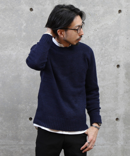 セール Melrose メンズメルローズ のニット セーター Web限定 ストレッチクルーネックニット A0495ksw001 をセール価格で購入できます Mens Melrose メンズメルローズ のファッション ニット セーター トップス Web限定 ストレッチクルーネックニット