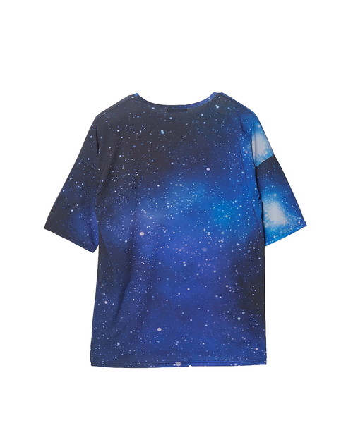 ankoROCK（アンコロック）の「宇宙柄退廃ハートＴシャツ -メガビッグ-（Tシャツ/カットソー・メンズ・A・ONE SIZE）」の6枚目の写真