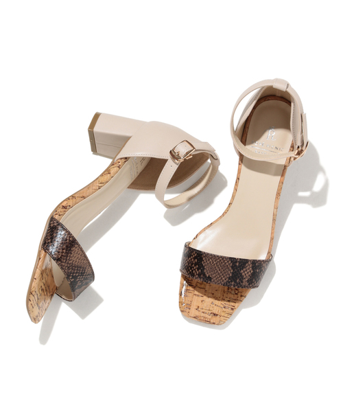 ROPE' PICNIC(ロペピクニック)の「バーストラップアンクルベルトサンダル(サンダル・レディース・ネイビー/シルバー/オレンジ/ブラウン/シルバー系その他/ブルー系その他/ブラウン系その他2/オレンジ系その他・38/39/35/36/37)」の3枚目の写真