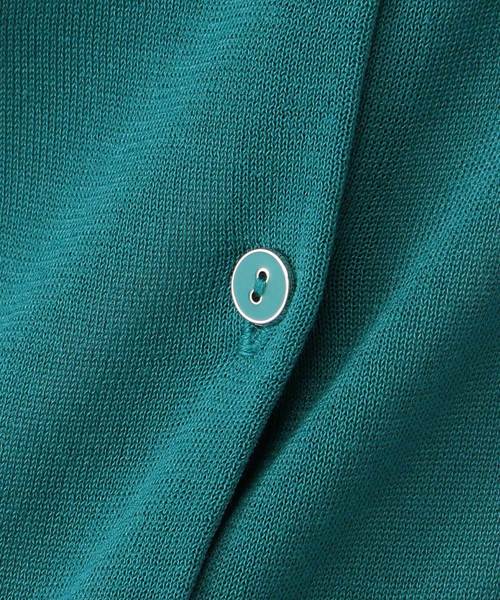 A/C DESIGN BY ALPHA CUBIC（エーシーデザインバイアルファキュービック）の「クルーネックカーディガン（カーディガン/ボレロ・レディース・イエロー/ブラック/グリーン・M size/L size）」の8枚目の写真