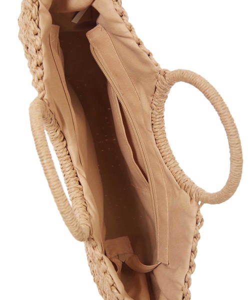 fifth（フィフス）の「サークルハンドルかごバッグ（かごバッグ・レディース・ベージュ/アイボリー・FREE）」の4枚目の写真