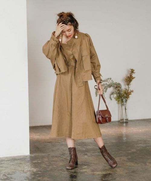 LADYMADE（レディメイド）の「BIGポケットルーズジャケット（その他アウター・レディース・ベージュ/ブルー系その他・FREE）」の13枚目の写真