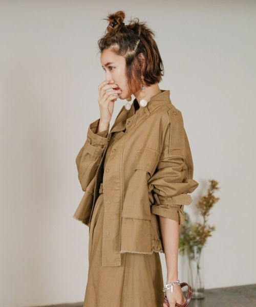 LADYMADE（レディメイド）の「BIGポケットルーズジャケット（その他アウター・レディース・ベージュ/ブルー系その他・FREE）」の16枚目の写真