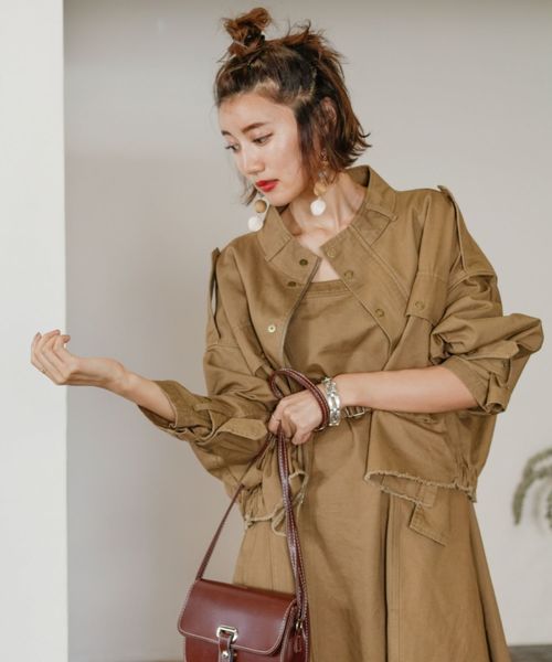 LADYMADE（レディメイド）の「BIGポケットルーズジャケット（その他アウター・レディース・ベージュ/ブルー系その他・FREE）」の17枚目の写真