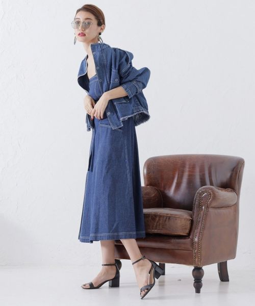 LADYMADE（レディメイド）の「BIGポケットルーズジャケット（その他アウター・レディース・ベージュ/ブルー系その他・FREE）」の21枚目の写真