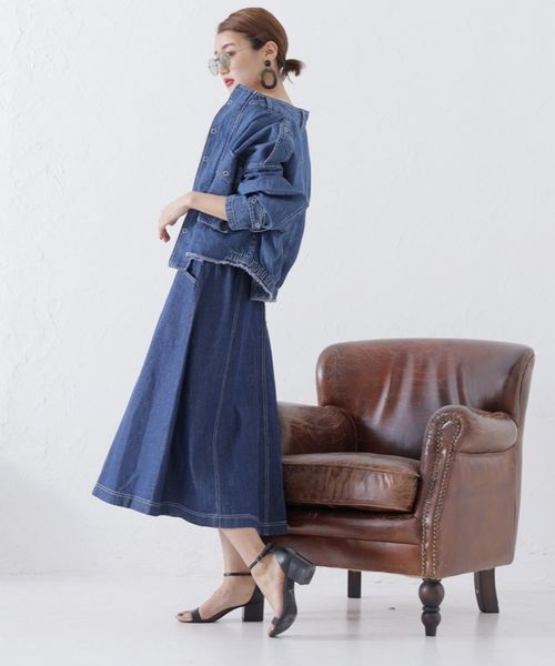 LADYMADE（レディメイド）の「BIGポケットルーズジャケット（その他アウター・レディース・ベージュ/ブルー系その他・FREE）」の22枚目の写真