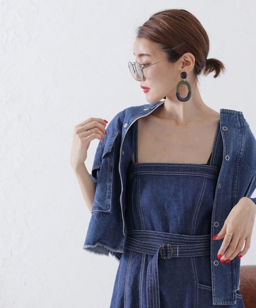 LADYMADE（レディメイド）の「BIGポケットルーズジャケット（その他アウター・レディース・ベージュ/ブルー系その他・FREE）」の3枚目の写真