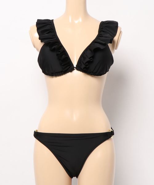 KOBE LETTUCE(コウベレタス)の「フリルカラービキニ【水着上下2点セット】(水着・レディース・ライトカーキ/ブラック/ピンク系その他/ブルー系その他・FREE)」の13枚目の写真