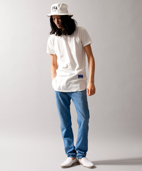 MONKEY TIME（モンキータイム）の「MT 40サーマル ロング S/SL TEE ◆（Tシャツ/カットソー・メンズ・ホワイト/ブラック/グレー・LARGE/SMALL/MEDIUM）」の15枚目の写真