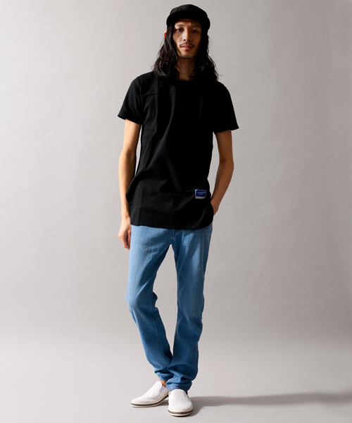 MONKEY TIME（モンキータイム）の「MT 40サーマル ロング S/SL TEE ◆（Tシャツ/カットソー・メンズ・ホワイト/ブラック/グレー・LARGE/SMALL/MEDIUM）」の16枚目の写真