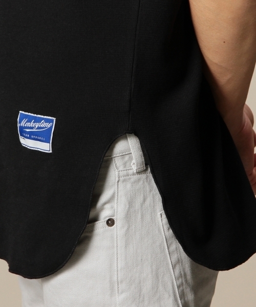 MONKEY TIME（モンキータイム）の「MT 40サーマル ロング S/SL TEE ◆（Tシャツ/カットソー・メンズ・ホワイト/ブラック/グレー・LARGE/SMALL/MEDIUM）」の9枚目の写真