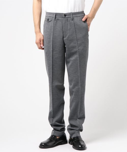 MICHEL KLEIN HOMME (ミッシェルクランオム)の「スラックス(ウールモクロディ)(その他パンツ・メンズ・グレー・44/46/52/42)」の1枚目の写真