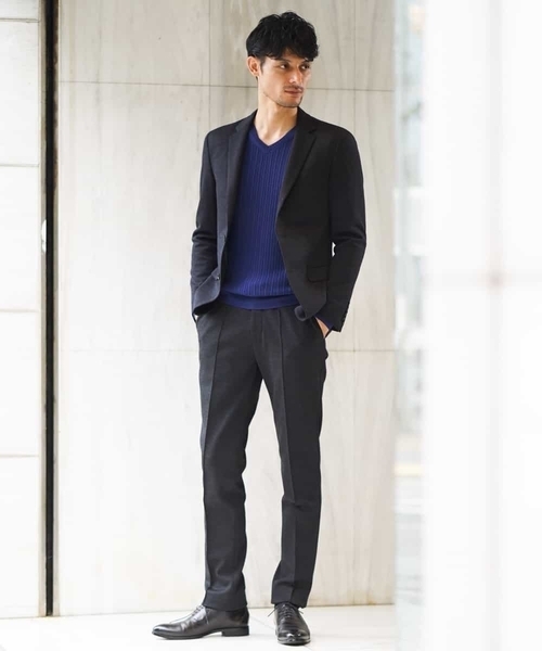 MICHEL KLEIN HOMME (ミッシェルクランオム)の「スラックス(ウールモクロディ)(その他パンツ・メンズ・グレー・44/46/52/42)」の10枚目の写真