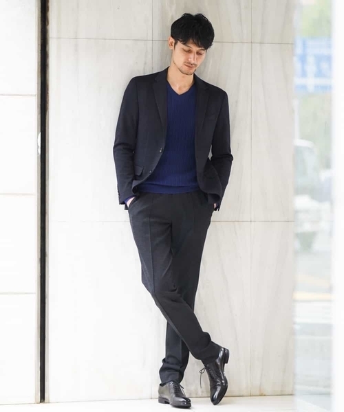 MICHEL KLEIN HOMME (ミッシェルクランオム)の「スラックス(ウールモクロディ)(その他パンツ・メンズ・グレー・44/46/52/42)」の3枚目の写真