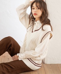 Heather | BIGニットベスト 856601(ベスト)