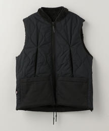 ALMOSTBLACK オールモストブラック　インサレーション ベスト プロダクトオールモストブラック リバーシブルベスト ALMOSTBLACK