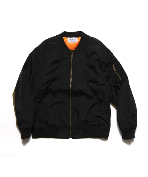 MARK Gonzales MA-1ジャケット ブラック ブラック MA-1 フライト
