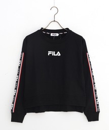 FILA/フィラ ロゴテープ ショート丈 トレーナー ビッグシルエット スウェット