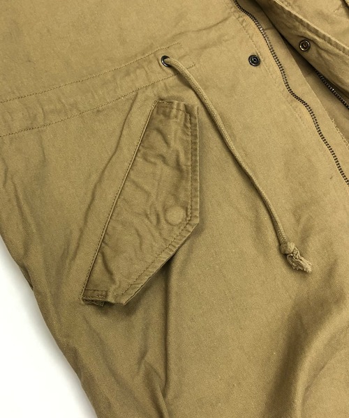 Beno（ビーノ）の「ヘビーツイル フェード加工 ／ モッズコート（モッズコート・メンズ・ブラック/ベージュ/カーキ・M/L）」の18枚目の写真