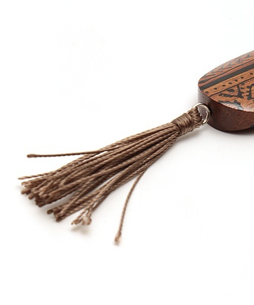 チチカカ（チチカカ）の「ペイントタッセル　ネックレス（ネックレス・レディース・ベージュ/ブラウン・FREE）」の10枚目の写真