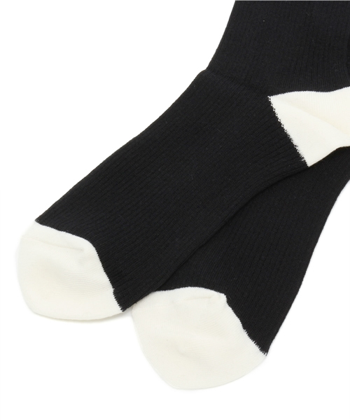 martinique（マルティニーク）の「martinique/ラインソックス（ソックス/靴下・レディース・ホワイト/ブラック・FREE）」の4枚目の写真