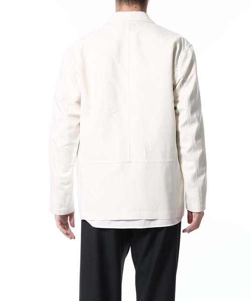 ADAM ET ROPE'（アダムエロペ）の「【AKAI】プレミアムシルクリネン サファリジャケット/ビッグシルエット（ブルゾン・メンズ・ホワイト系その他・LL/M/L）」の6枚目の写真