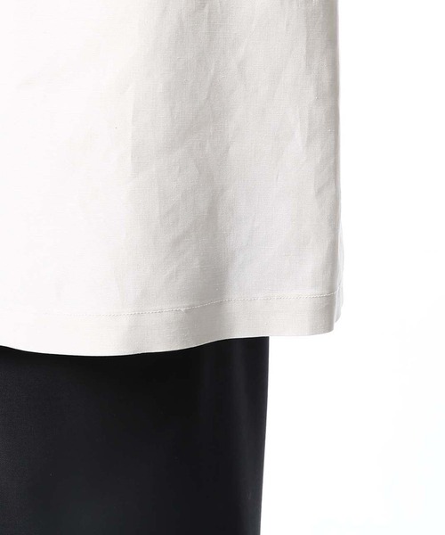 ADAM ET ROPE'（アダムエロペ）の「【AKAI】プレミアムシルクリネン サファリジャケット/ビッグシルエット（ブルゾン・メンズ・ホワイト系その他・LL/M/L）」の10枚目の写真