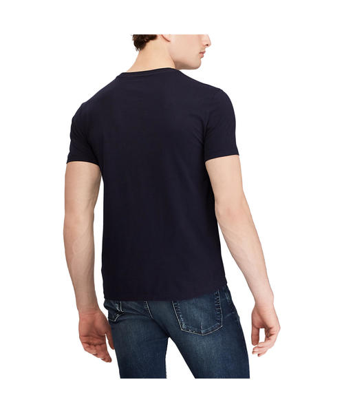 POLO RALPH LAUREN(ポロ ラルフ ローレン)の「カスタム スリム フィット コットン Tシャツ(Tシャツ/カットソー・メンズ・ネイビー・X-LARGE/XX-LARGE)」の3枚目の写真