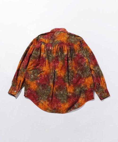 AiE（エーアイイー）の「＜AiE＞ PAINTER SHT BATIC/シャツ □□（シャツ/ブラウス・メンズ・オレンジ・SMALL/MEDIUM）」の2枚目の写真